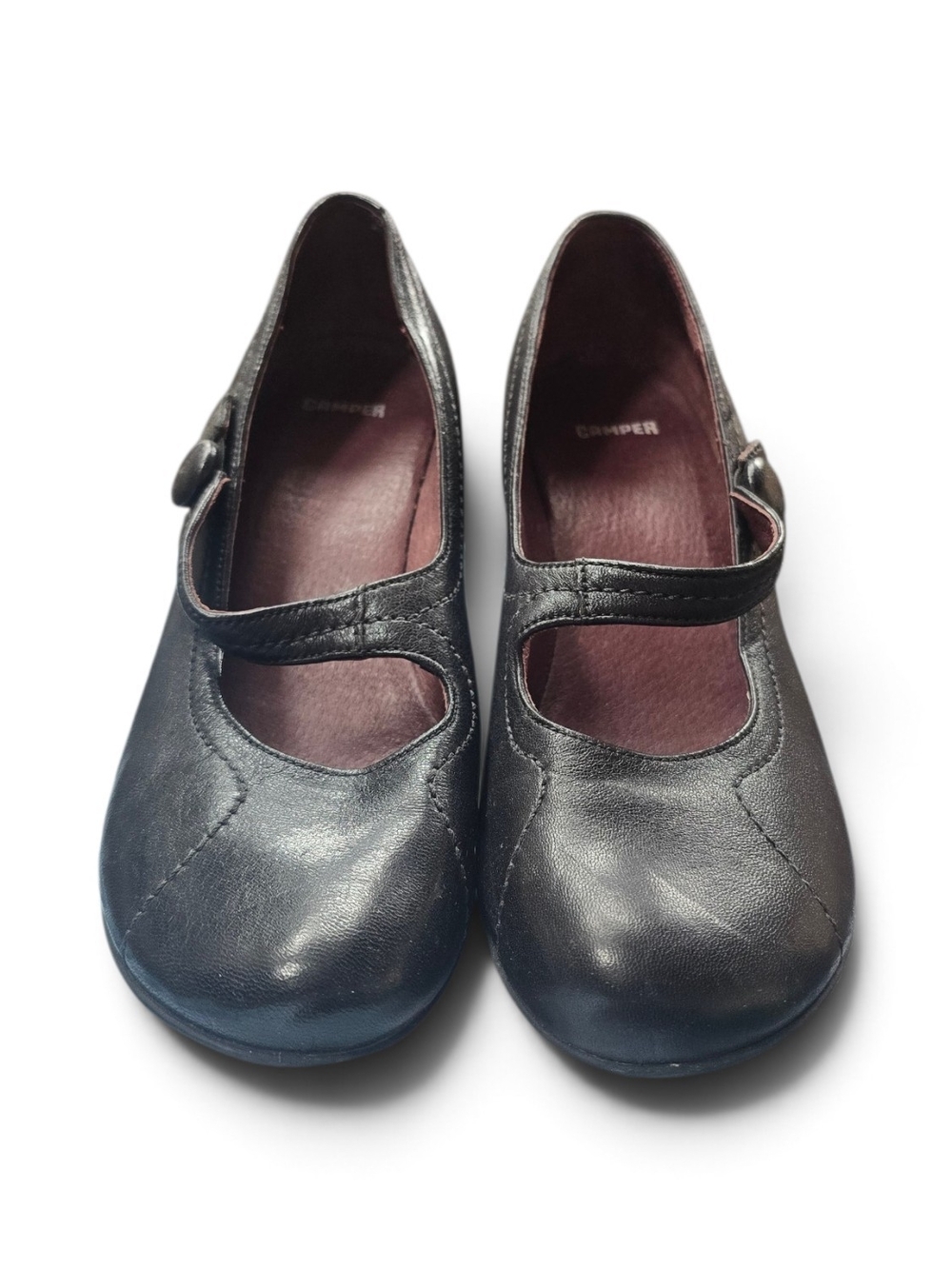 Camper Womens Mary Jane Leather Shoes Size 6.5